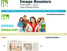 Tablet Screenshot of imageboosterz.org
